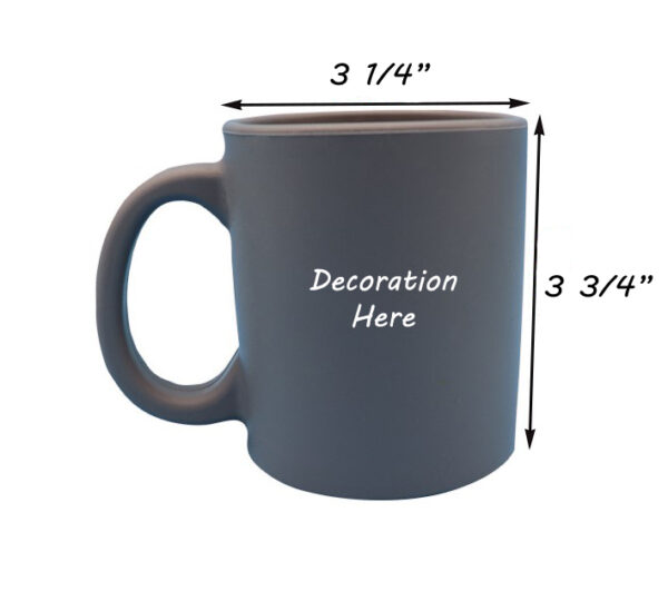 13 oz Non fragile ceremic mug