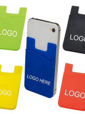 Silicone phone wallet