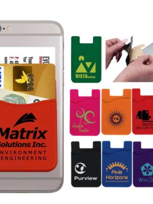 Silicone phone wallet
